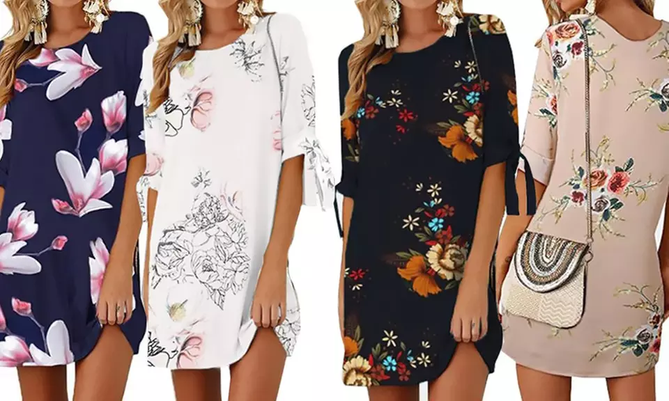 1 ou 2 robes casual légères imprimé fleurs - Primary Image