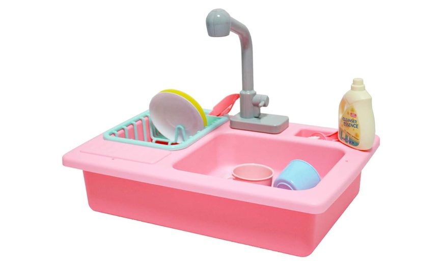 Image 5: Kids' Pretend Kitchen Sink Playset