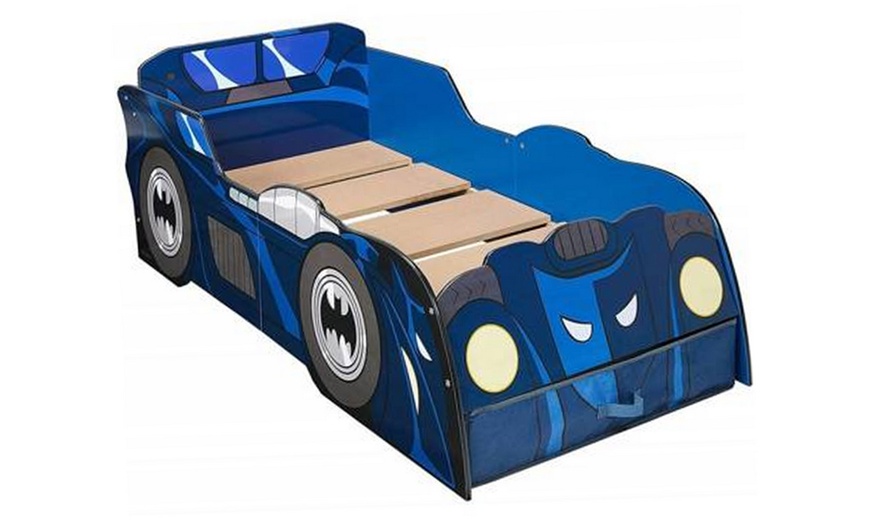 Image 4: Batman Batmobile Toddler Bed - Sleep Like a Superhero!