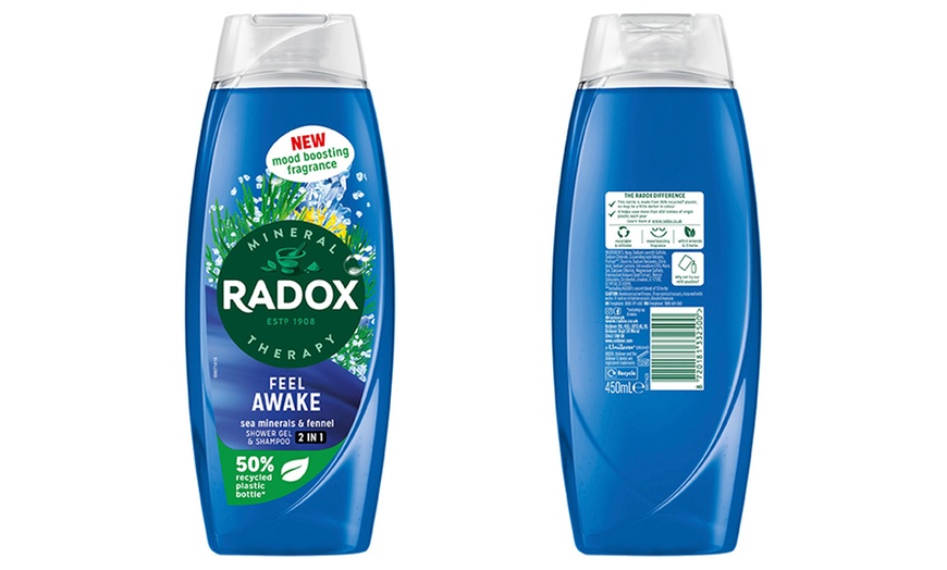 Image 2: Up to 12 Radox Shower Gels 450ml