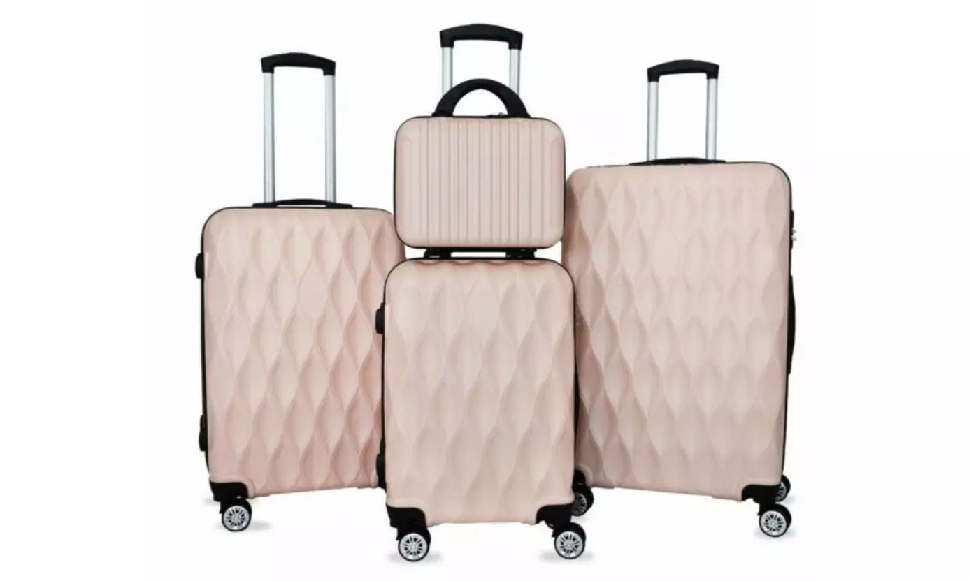Four-Pack ABS Suitcases