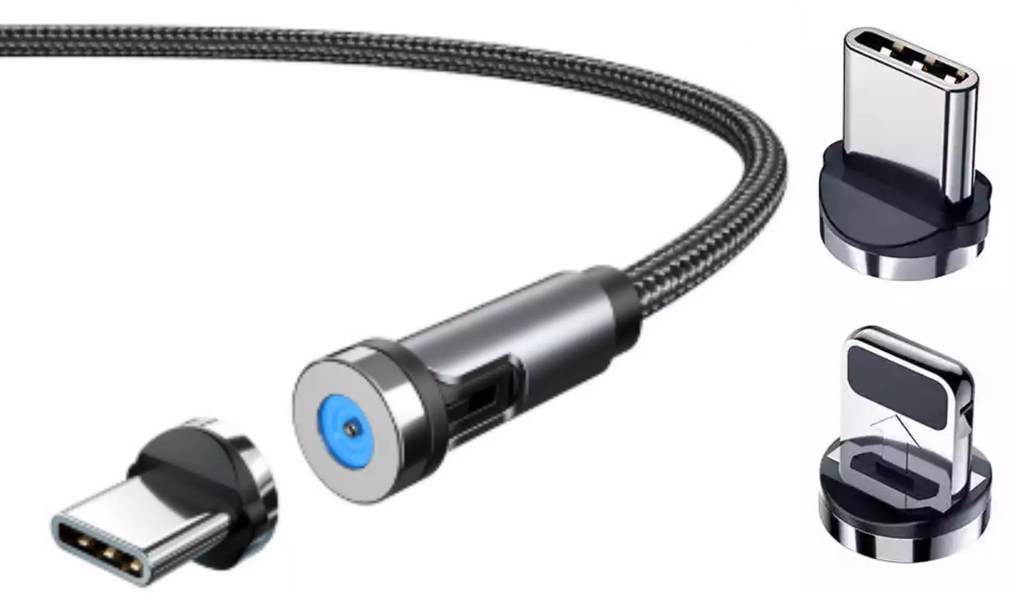 Magnetische 3-in-1 oplaadkabel