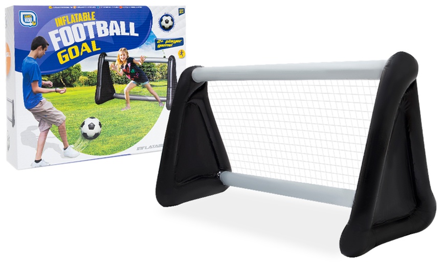 Image 1: Inflatable Football Goal
