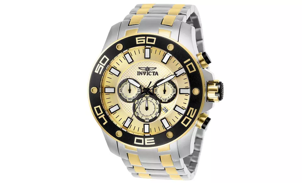 Invicta Pro Diver Men's Chronograph Stainless Steel Watch - Primary Image