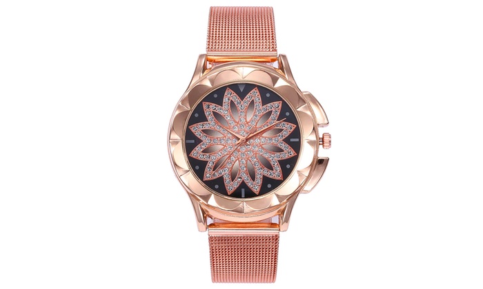 Women's Rose Gold-Coloured Watch