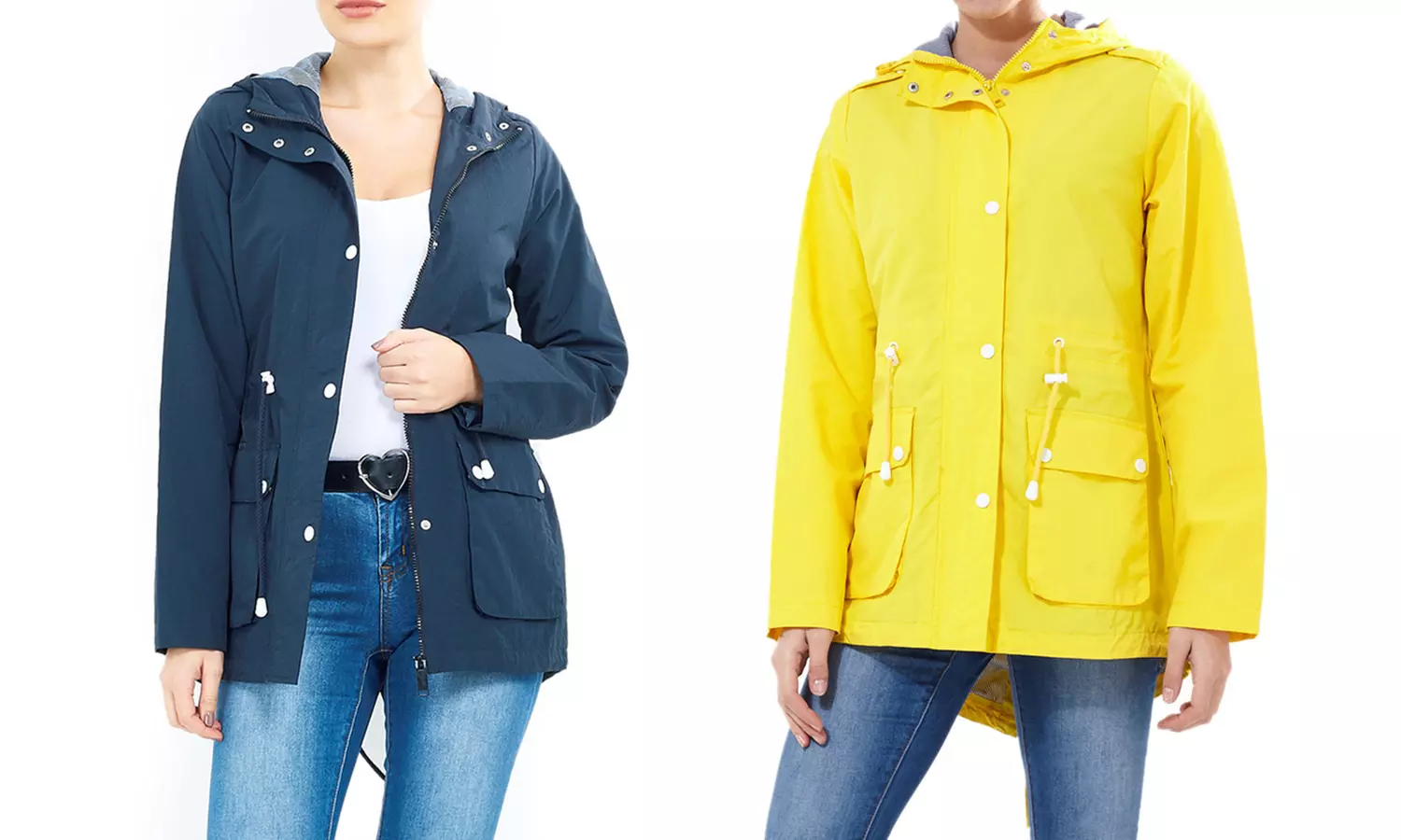 Parka légère imperméable à capuche Brave Soul - Primary Image