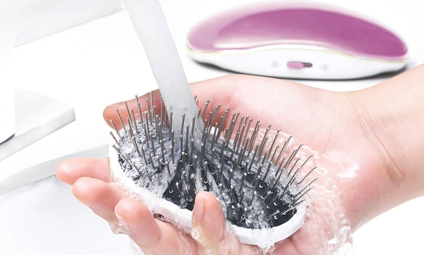 Image 4: Steam Hair Straightening Brush