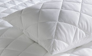 Quilted Protector with Pillow Protector Cases Set