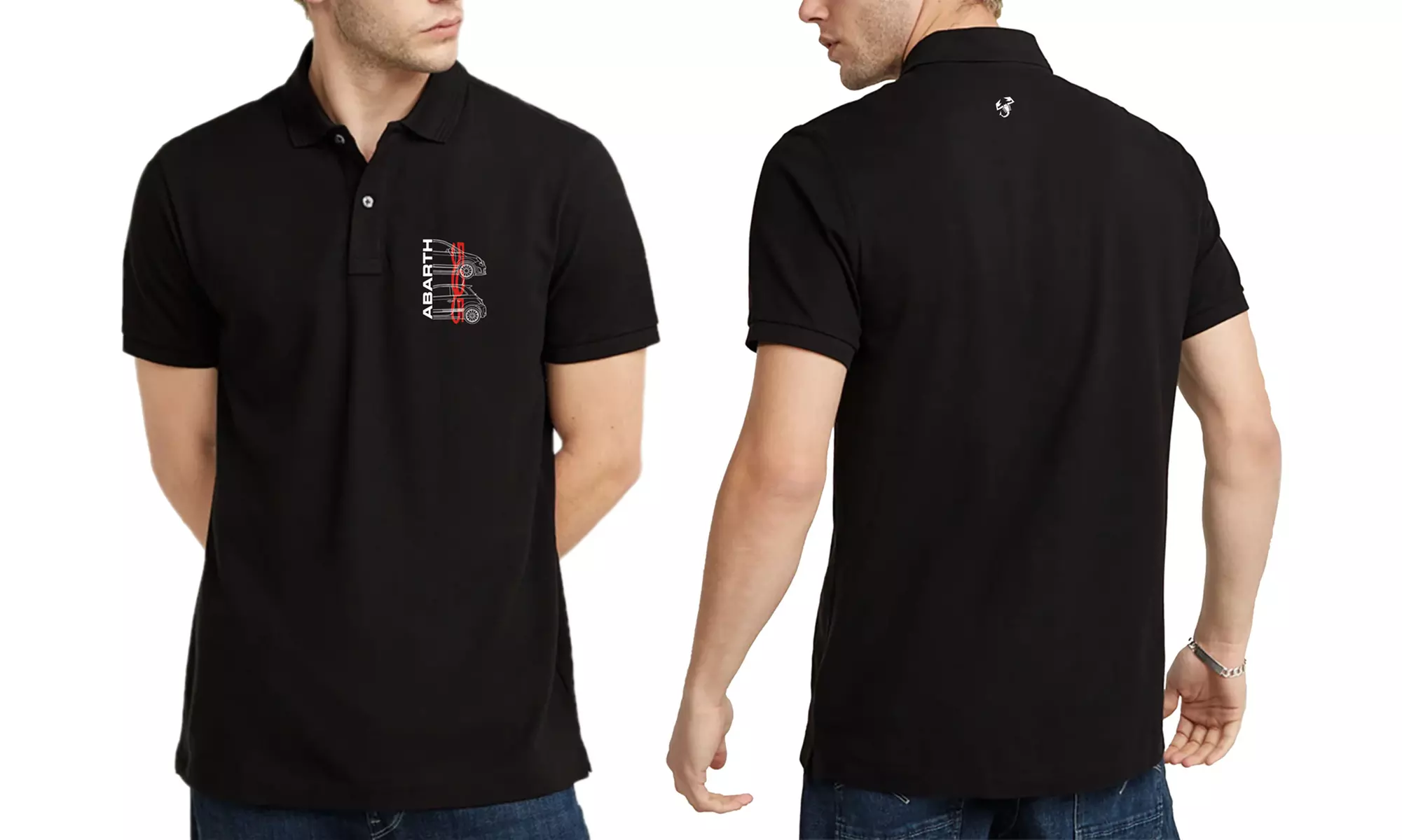 Abarth katoenen polo