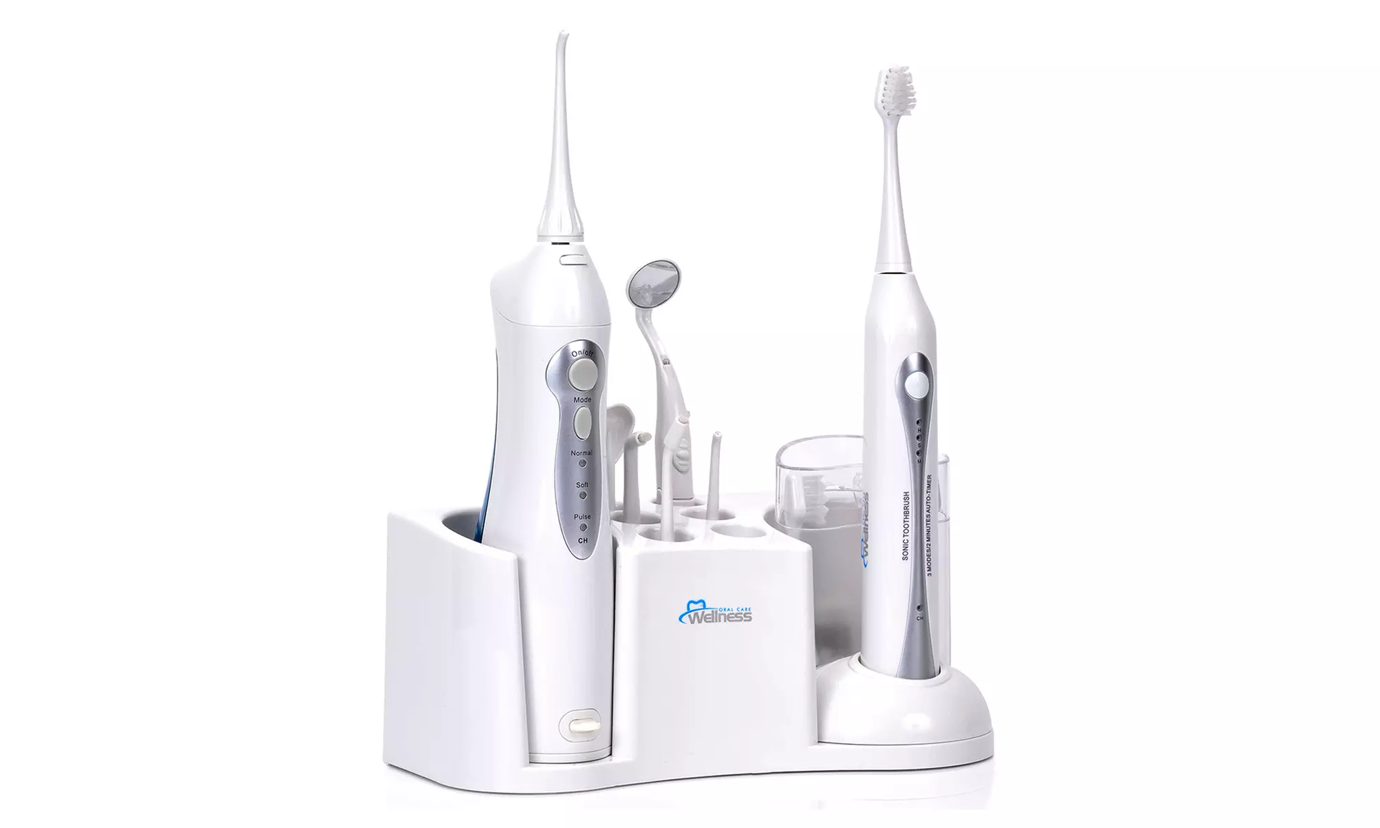 Wellness WE6200 Sonic Toothbrush, Oral Irrigator, and Accessories - Primary Image