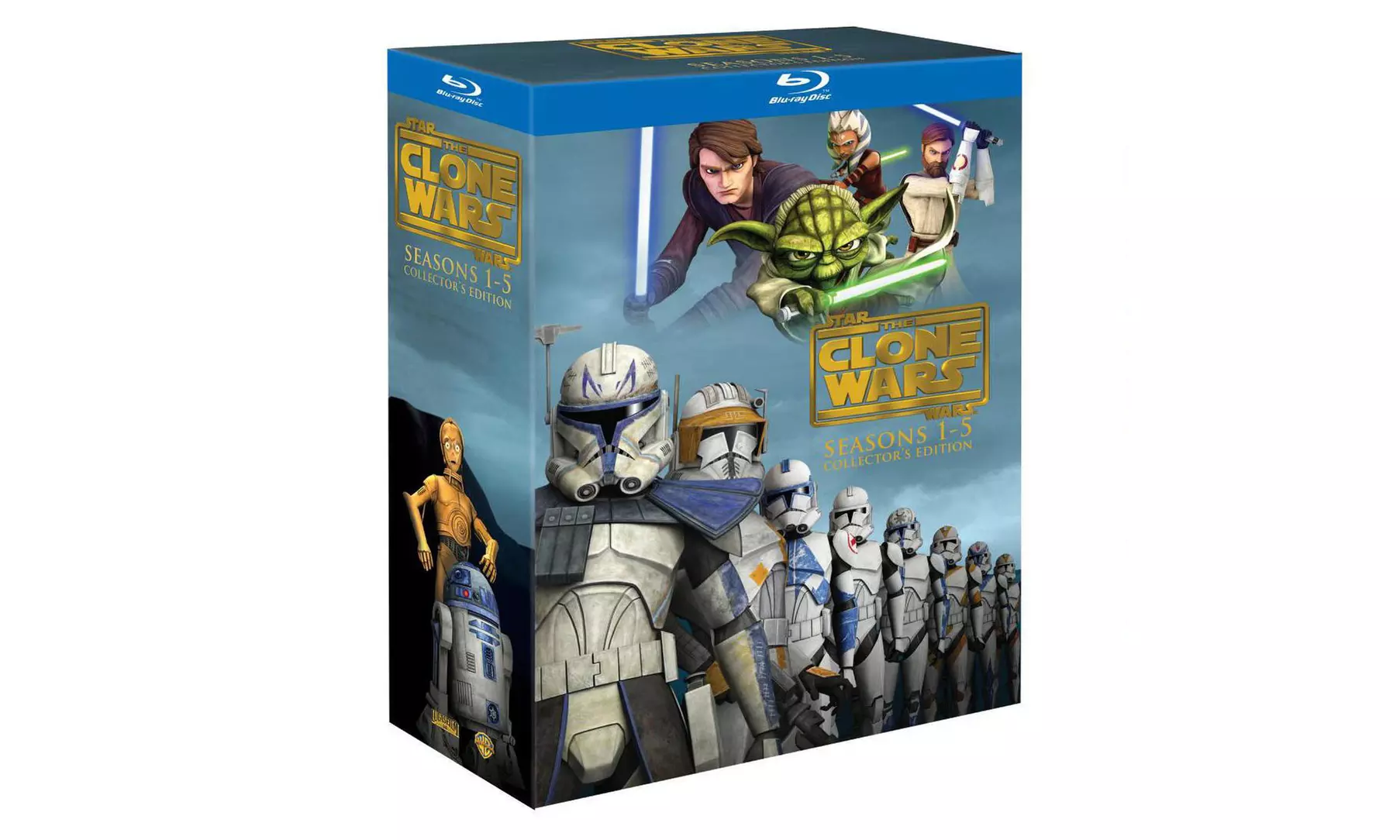 Star Wars Clone Wars Season 1-5 Collectors Edition Blu-Ray or DVD - Primary Image