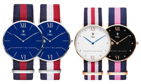 Orologio TWIG Concept Milano disponibile in 2 modelli e vari colori