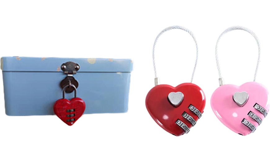 Image 1: Heart-Shaped Password Lock