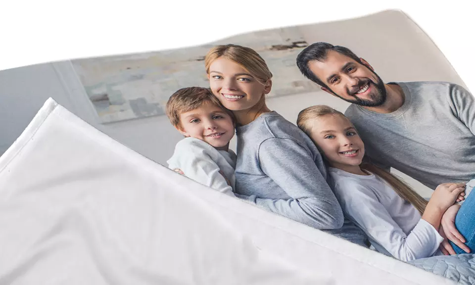 Plaid en polaire personnalisé