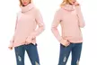 Lilly Posh Women's Pink Valentine's Day Sherpa and Sweatshirts - Second Medium
