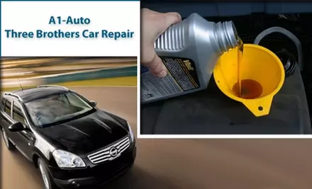 $17 Oil Change at A1 Auto Three Brothers Car Repair - Primary Image