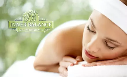 $40 for an Hour-Long Massage and Choice of Reflexology or Scalp Treatment at Inner Balance Wellness Center ($85 Value) - Primary Image