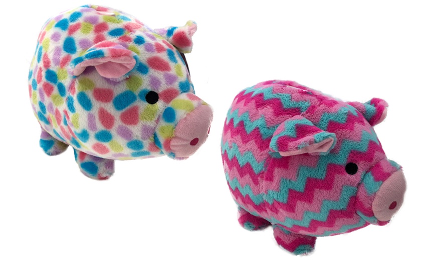 Image 10: Plush Piggy Bank