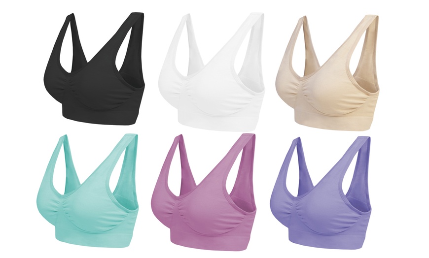 Image 5: Seamless Bras Three-Pack