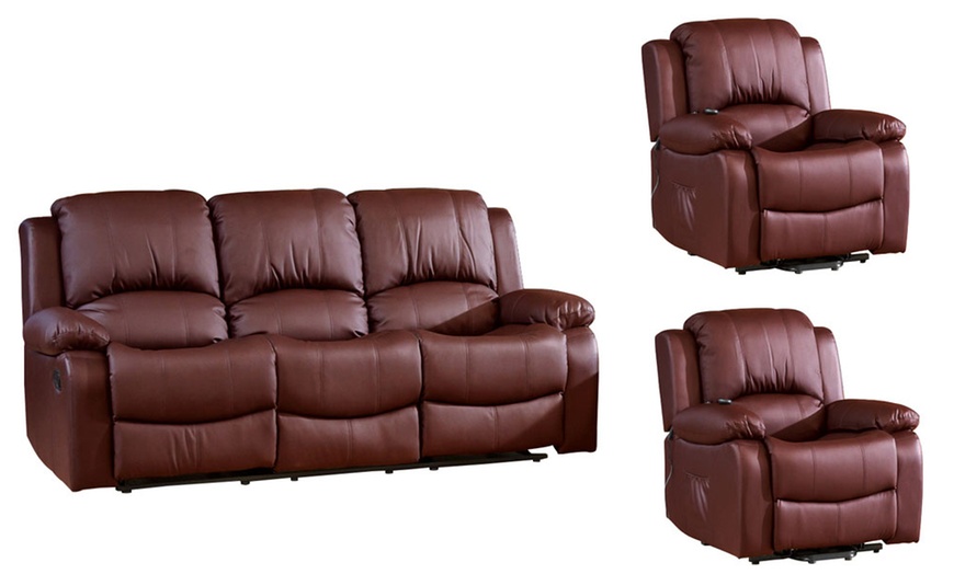 Image 33: Up to Three Reclining Sofa Sets 