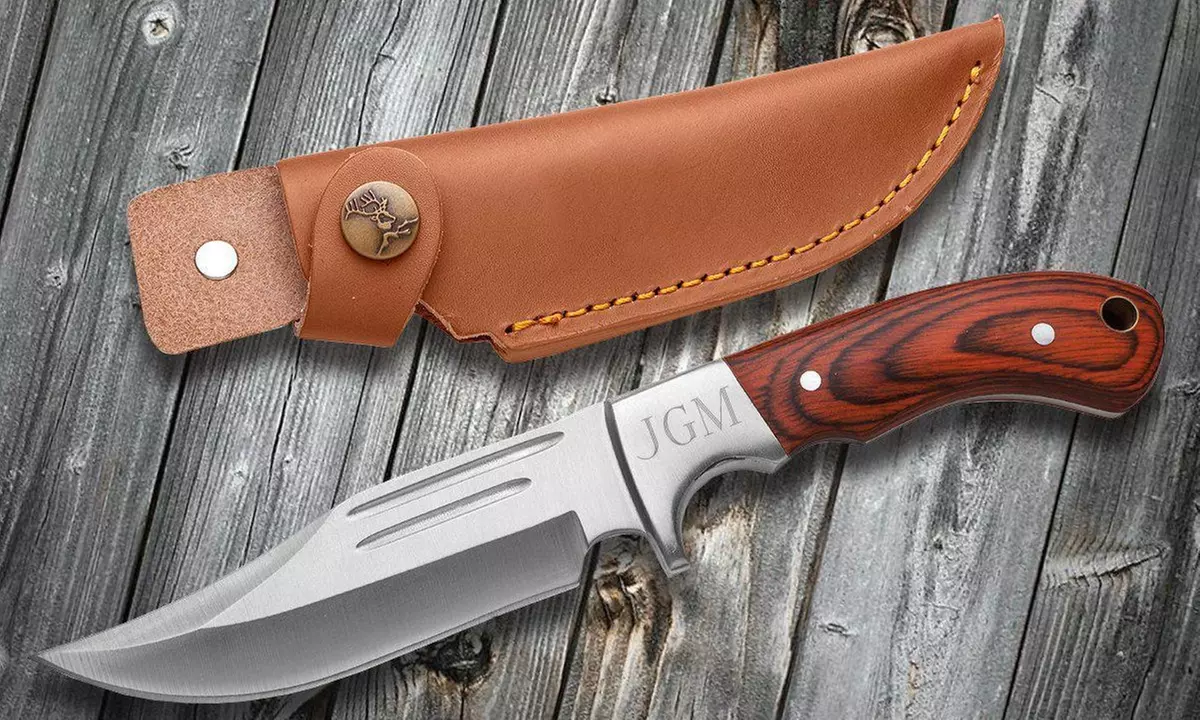 Personalized Wood-Handle Knives from Qualtry (Up to 55% Off). Four Options Available. - Primary Image