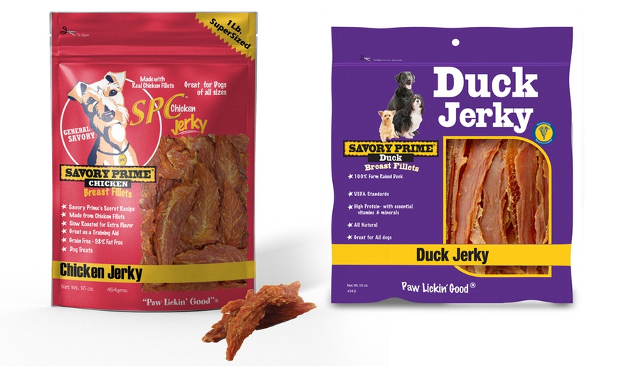 Up To 40% Off on Duck or Chicken Jerky for Dogs | Groupon Goods