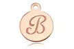 Pendentif Initial en or rose 18 carats de la marque Ah! Jewellery® - Image 4