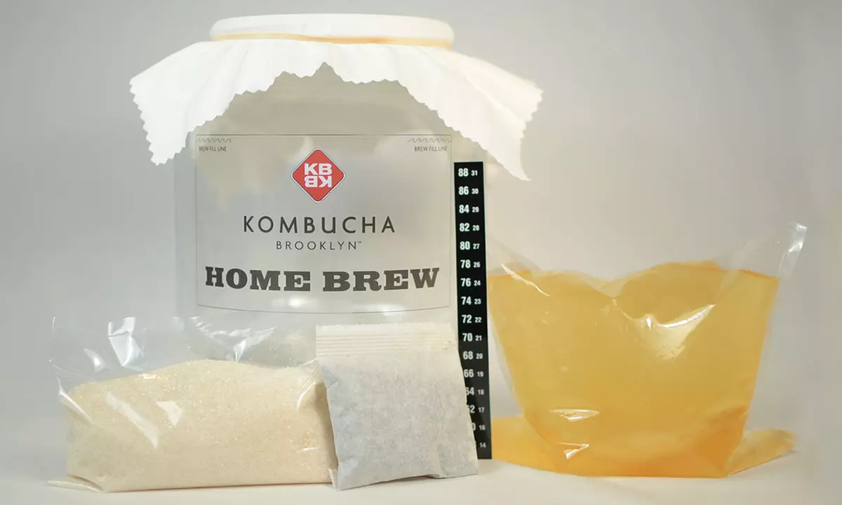 Kombucha Home-Brewing Kit or Ingredients and Cultures from Kombucha Brooklyn (Up to 57% Off) - Primary Image