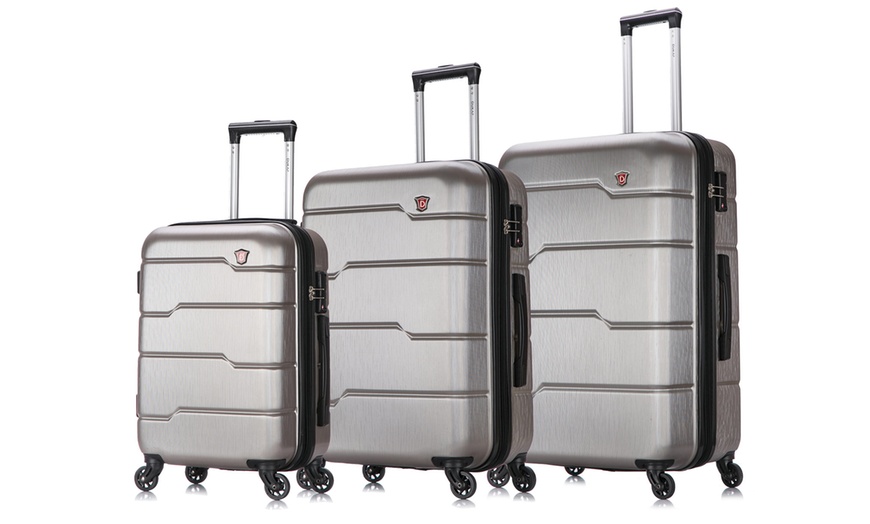 Hardside Lightweight Spinner Luggage 24 28 Or 3 Piece Set Groupon