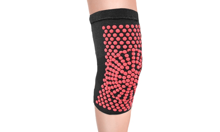 Image 6: Self-Heating Magnetic Therapy Knee Support Pads