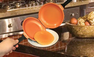 Copper Flip Pancake Pan