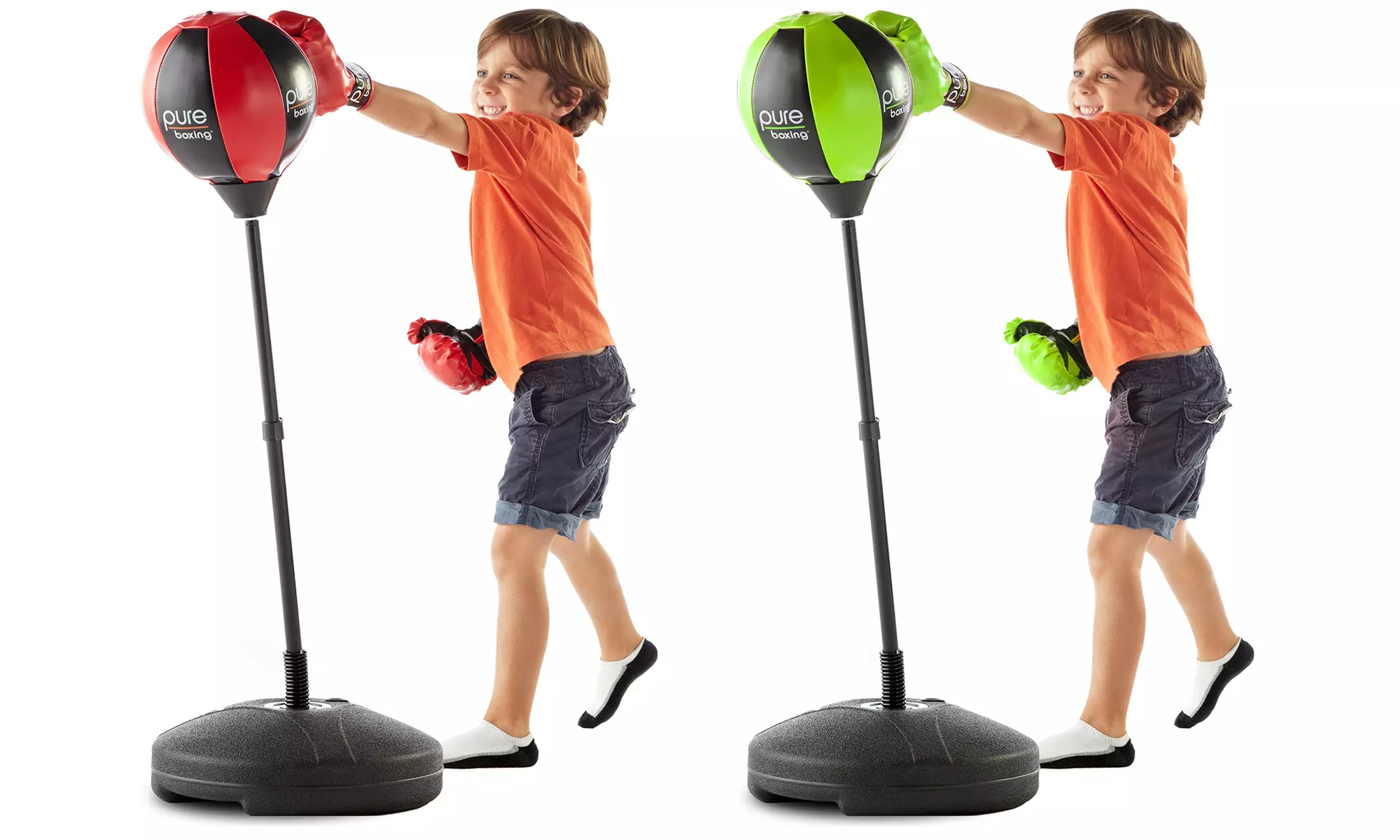 Pure Boxing Punch & Play Punching Bag Set with Gloves - Primary Image