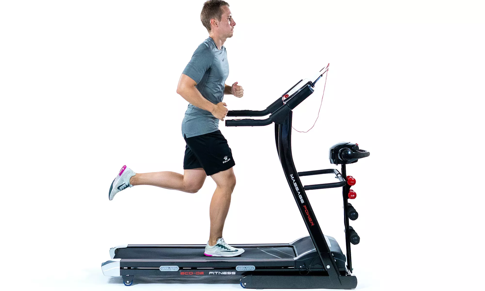 Tapis de course pliable avec massage et MP3 ECO-2595 de ECO-DE® - Primary Image