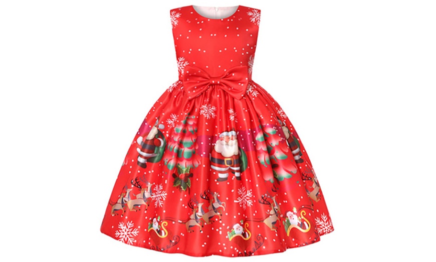 Image 12: Kids' Christmas Princess Dress