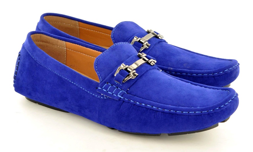 Image 9: Men's Casual Loafers with Buckle