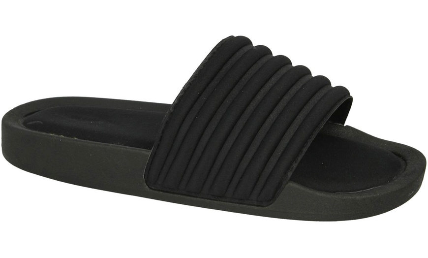 Image 1: Women's Padded Sliders