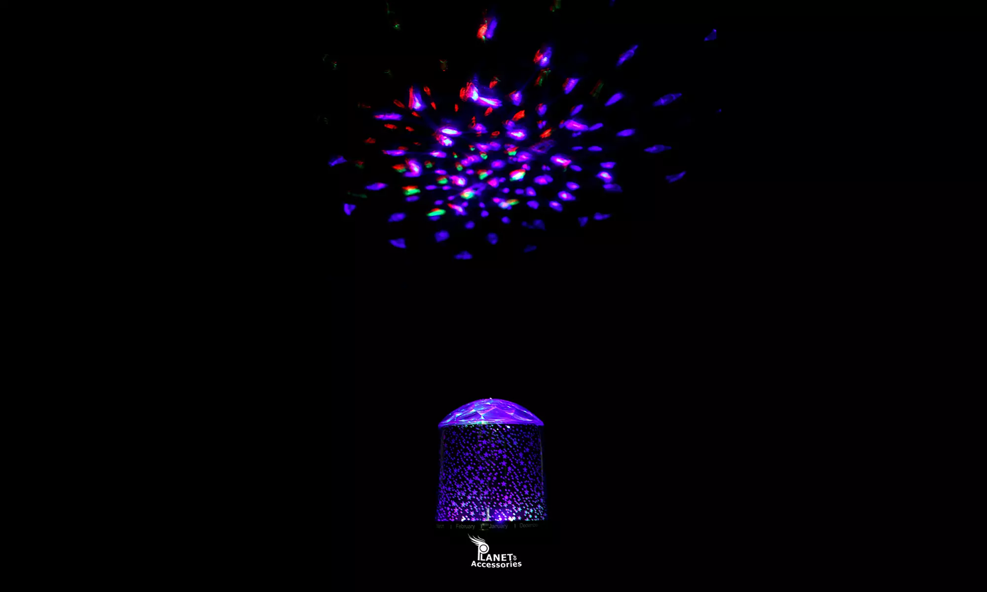 One, Two or Three Multicoloured Star Light Projectors - Primary Image