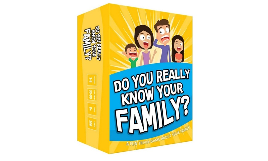 Image 1: Fun Family Game Filled with Conversation Starters and Challenges