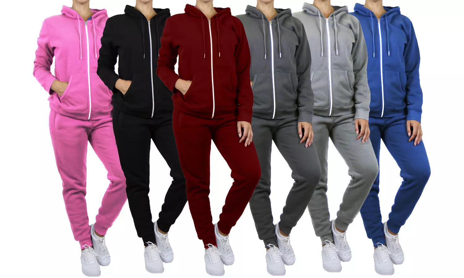Galaxy by Harvic Women's Fleece-Lined Hoodie and Joggers Set (2-Piece). Plus Sizes Available. - Primary Image