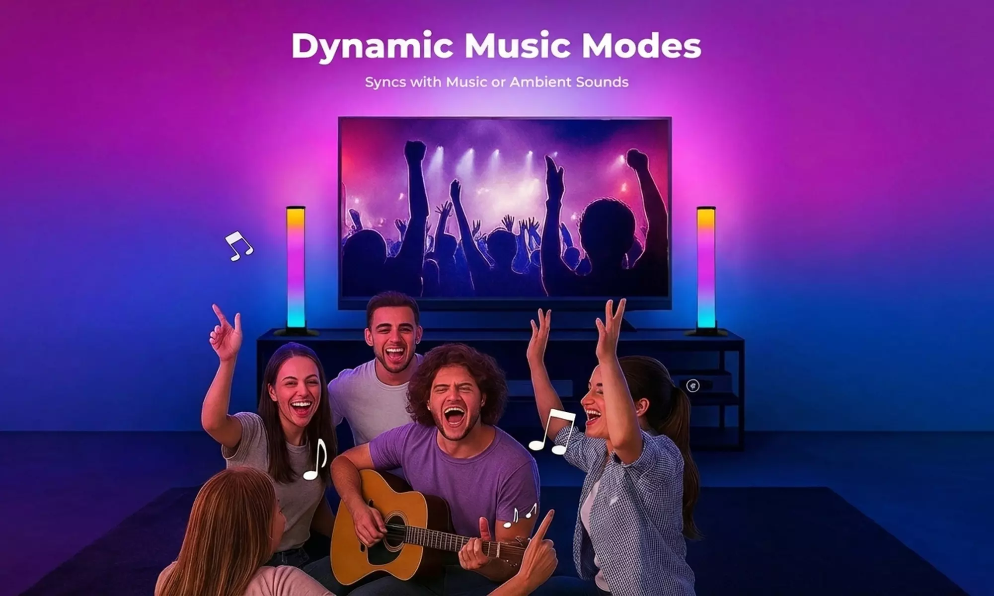 Emitto Smart RGB LED Ambient Light Bar Collections