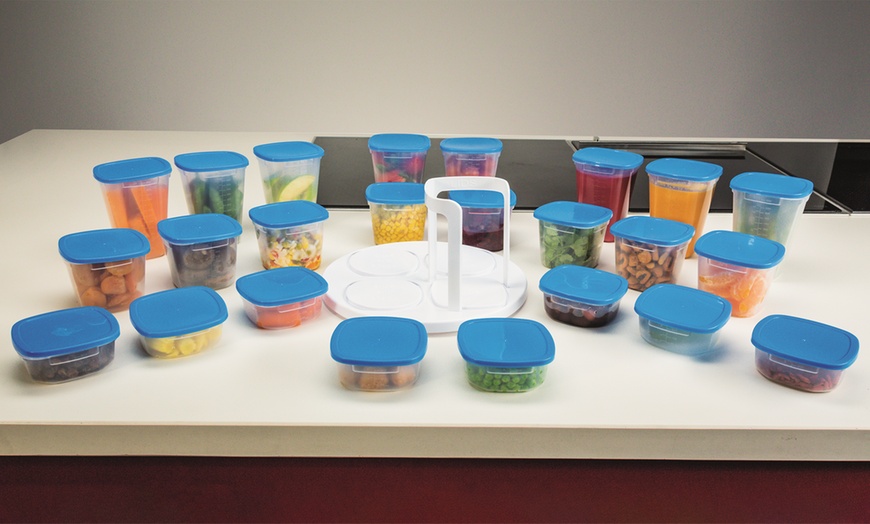 Image 3: Spin System with 24 Food Containers