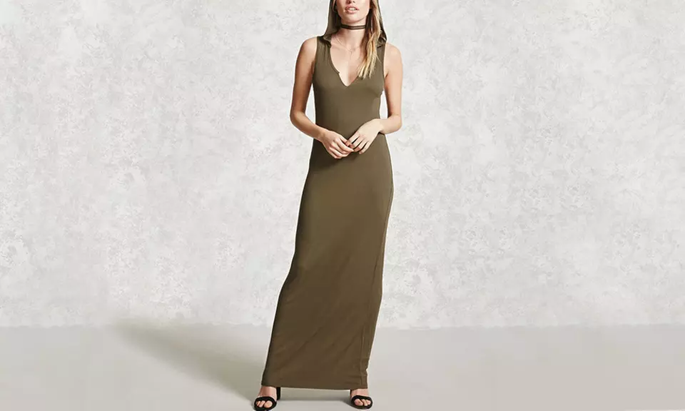 Lyss Loo Ascension Women's Hooded Maxi Dress - Second Medium