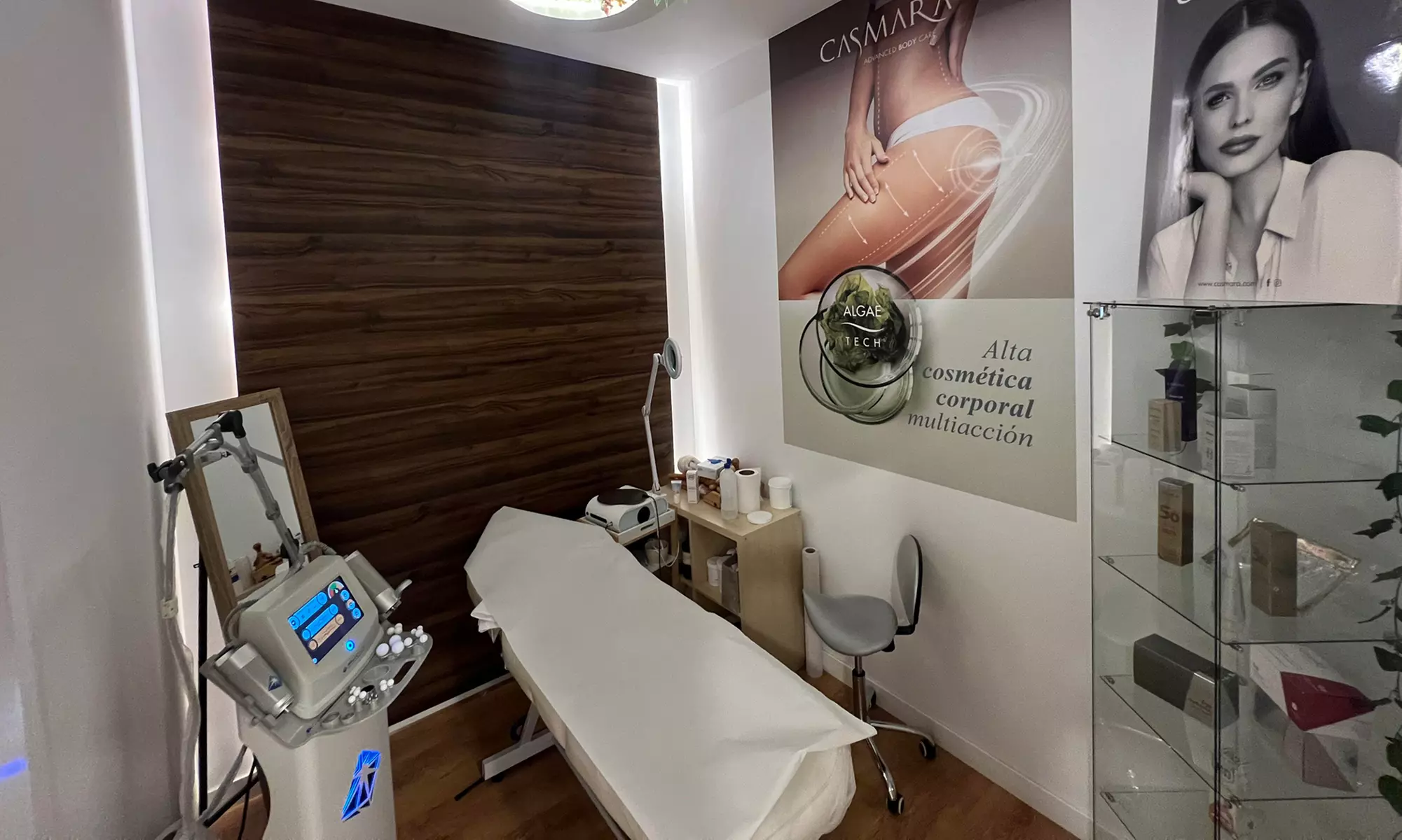 Tratamiento drenante con BellAction Dúo/radiofrecuencia y presoterapia