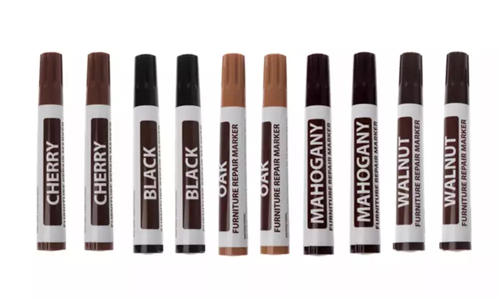 Pack de 5 ou 10 feutres de retouche pour le bois - Second Medium