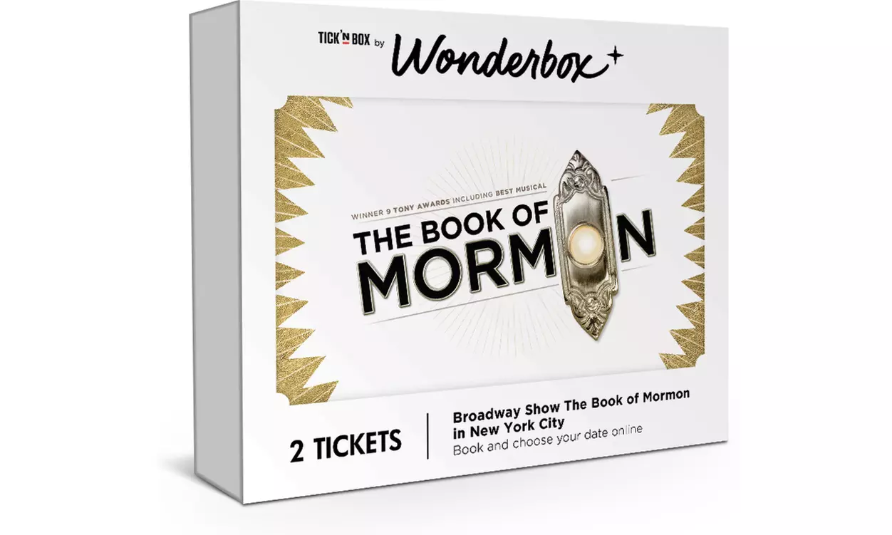 Two Tickets to The Book of Mormon, a Broadway Sensation with Optional One Hotel Night in NYC from Wonderbox - Primary Image