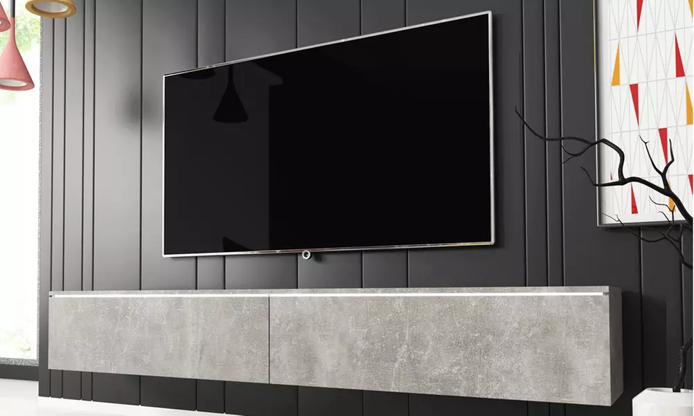 Meuble TV suspendu, livraison offerte - Primary Image