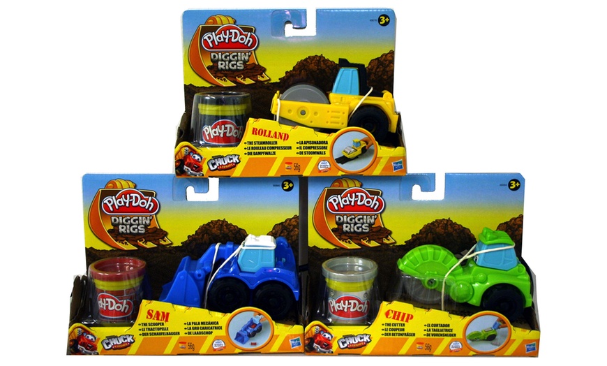 Image 5: 3-Piece Play-Doh Diggin' Rigs Set