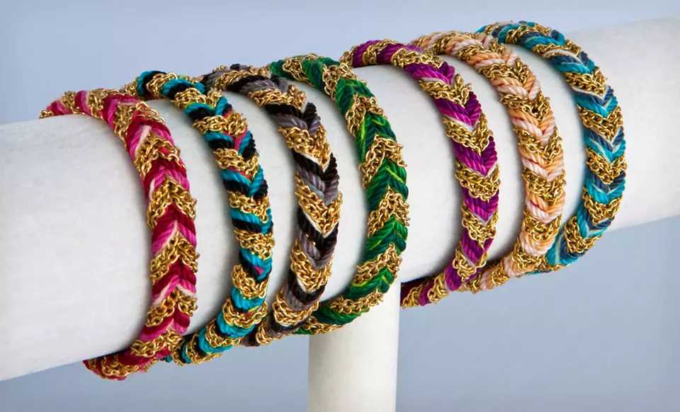 $24.99 for a Helene Jewelry Friendship Bracelet ($73 List Price). 7 Colors Available. Free Shipping and Returns. - Primary Image