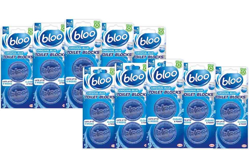 Image 2: 5 or 10 Packs of Bloo In Cistern Original Twin Toilet Blocks