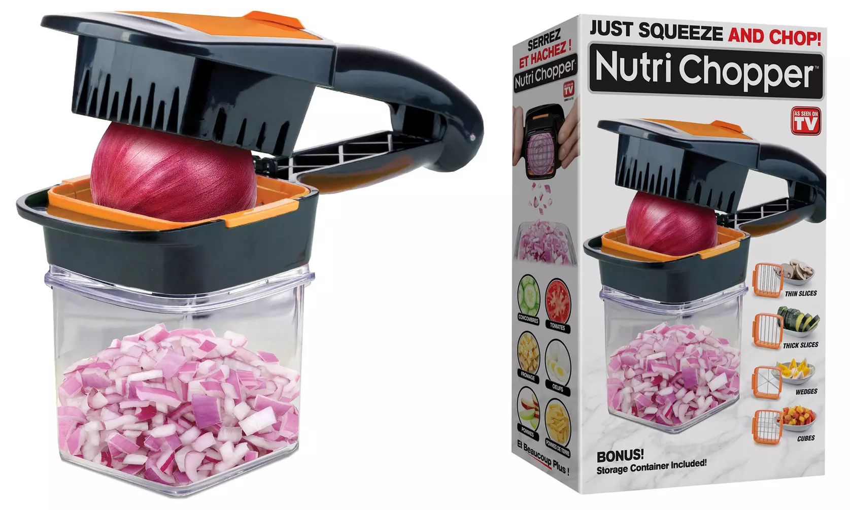 Nutri Chopper 5-in-1 Handheld Kitchen Slicer - Primary Image